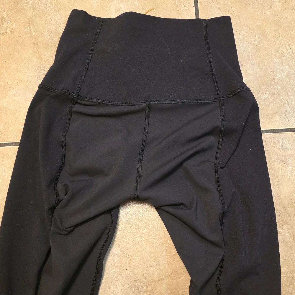 lululemon athletica Black High-Waist Stirrup Leggings